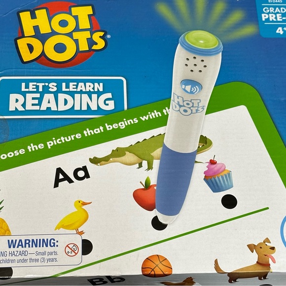 Educational Insights Hot Dots Let's Learn Pre-K Reading - Picture 1 of 9